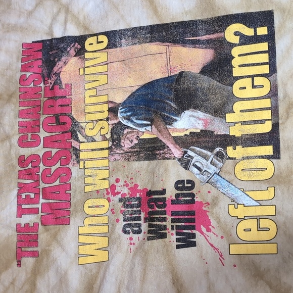 Texas Chainsaw Massacre Leatherface Tie-dye T-shirt Size XL - Picture 2 of 6